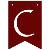 Zonnebloemen Nationale GraduPartij Maroon Vlaggetjes (Eerste vlag)