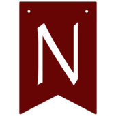 Zonnebloemen Nationale GraduPartij Maroon Vlaggetjes (Derde vlag)