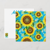 Zonnebloemen Natuur Flora (Voorkant / Achterkant)