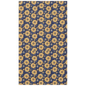 Zonnebloemen Navy Blue Background  Tafelkleed (Voorkant)