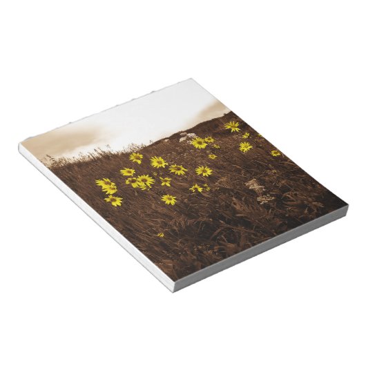 Zonnebloemen Notitieblok (Schuin)