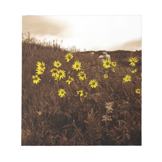 Zonnebloemen Notitieblok (Voorkant)