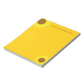 Zonnebloemen Notitieblok (Linkerzijde)