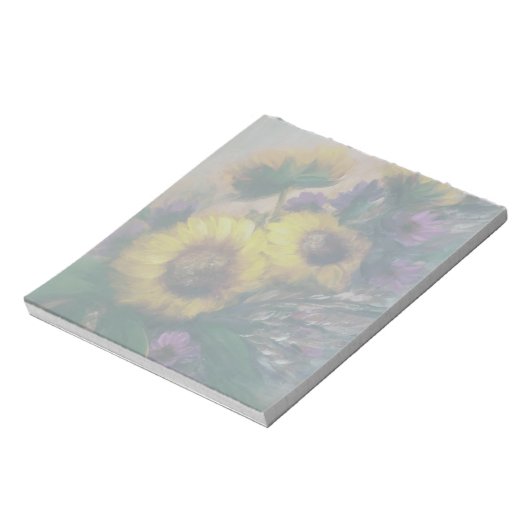 Zonnebloemen Notitieblok (Linkerzijde)