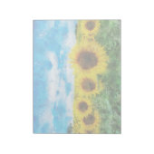 Zonnebloemen Notitieblok (Linkerzijde)