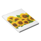Zonnebloemen Notitieblok (Schuin)