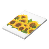 Zonnebloemen Notitieblok (Linkerzijde)