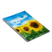 Zonnebloemen Notitieboek (Rechterzijde)