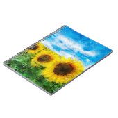 Zonnebloemen Notitieboek (Linkerzijde)
