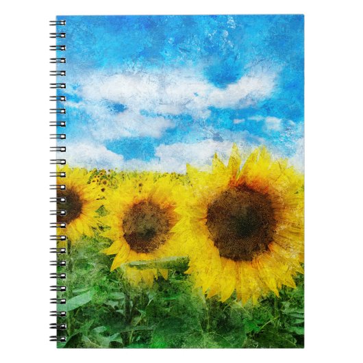 Zonnebloemen Notitieboek (Voorkant)
