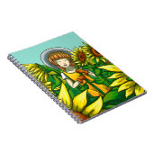 Zonnebloemen Notitieboek (Rechterzijde)