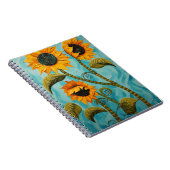 Zonnebloemen Notitieboek (Rechterzijde)