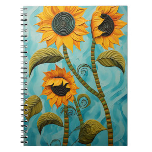 Zonnebloemen Notitieboek