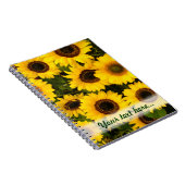 Zonnebloemen Notitieboek (Rechterzijde)