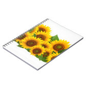 Zonnebloemen Notitieboek (Linkerzijde)