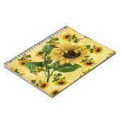  zonnebloemen notitieboek (Linkerzijde)