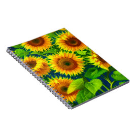 Zonnebloemen Notitieboek