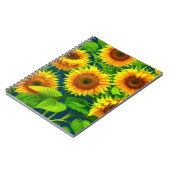 Zonnebloemen Notitieboek (Linkerzijde)