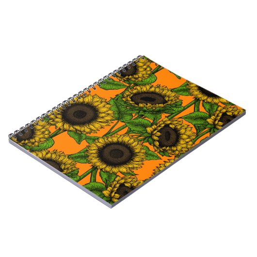 Zonnebloemen Notitieboek (Linkerzijde)