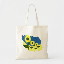 Zonnebloemen Oekraïens. Oekraïense vlag. Vrij Oekr Tote Bag