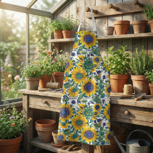 Zonnebloemen Oekraïense Petrikivka volkskunst Schort