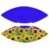 Zonnebloemen - Oekraïne - Vlaggenvrijheid Oekraïne American Football (Panelen)