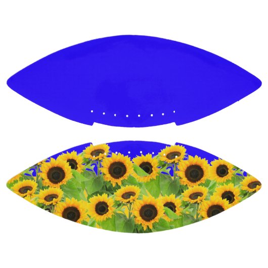 Zonnebloemen - Oekraïne - Vlaggenvrijheid Oekraïne American Football (Panelen)