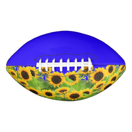 Zonnebloemen - Oekraïne - Vlaggenvrijheid Oekraïne American Football (Voorkant)