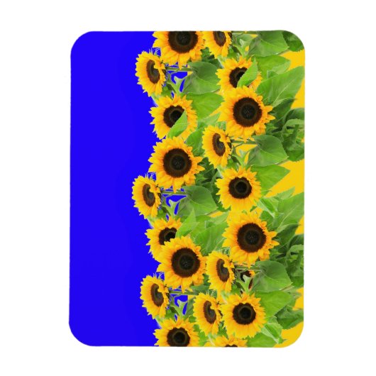 Zonnebloemen - Oekraïne - Vlaggenvrijheid Oekraïne Magneet (Verticaal)