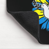 Zonnebloemen Oekraïnse vlag doet Oekraïne waar ik  Muismat (Hoek)