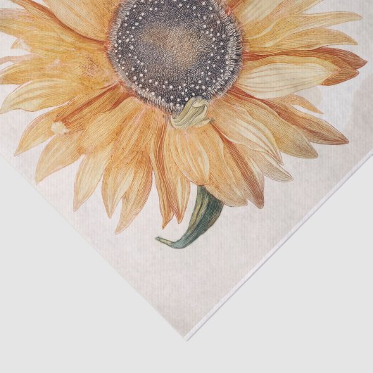  zonnebloemen ontkoppelbloemen tissuepapier (Detail)