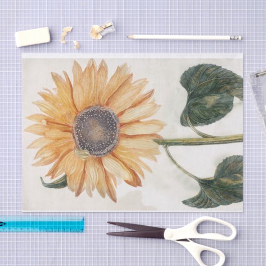  zonnebloemen ontkoppelbloemen tissuepapier (Craft)