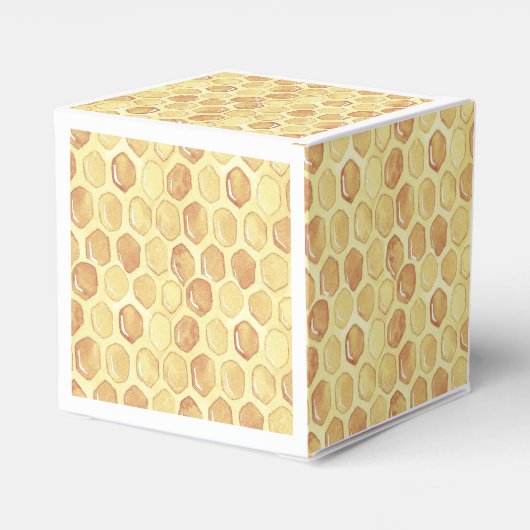 Zonnebloemen, ook indien Baby shower van bijen Bedankdoosjes (Achterkant)