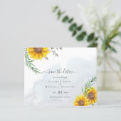 Zonnebloemen op een boerderij in het bos Budget Sa (Staand voorkant)