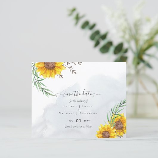 Zonnebloemen op een boerderij in het bos Budget Sa (Staand voorkant)