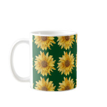 Zonnebloemen op een groen veld - Zomer