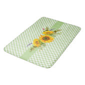 Zonnebloemen op het bord badmat (Gekanteld)