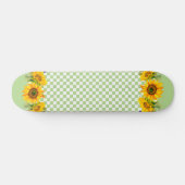 Zonnebloemen op het bord persoonlijk skateboard (Horizontaal)