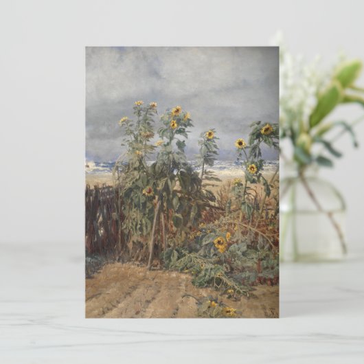 Zonnebloemen op het strand | Thorvald Niss (Staand voorkant)