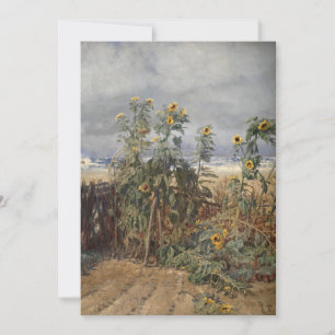 Zonnebloemen op het strand   Thorvald Niss