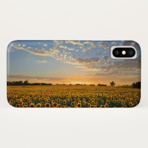 Zonnebloemen op Sunset Case-Mate iPhone Case