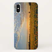 Zonnebloemen op Sunset Case-Mate iPhone Case (Achterkant)