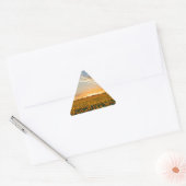 Zonnebloemen op Sunset Sticker (Envelop)