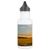 Zonnebloemen op Sunset Waterfles (Links)