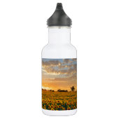 Zonnebloemen op Sunset Waterfles (Rechts)