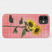 Zonnebloemen op tandham Case-Mate iPhone case (Achterkant (horizontaal))