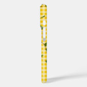 Zonnebloemen op Yellow Gingham Case-Mate iPhone Case (Achterkant / Links)