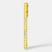 Zonnebloemen op Yellow Gingham Case-Mate iPhone Case (Achterkant / Rechts)