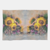 Zonnebloemen Origineel Theedoek (Horizontaal)