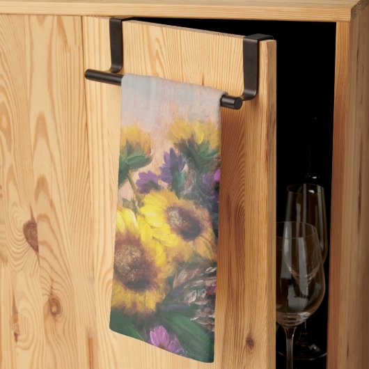Zonnebloemen Origineel Theedoek (Derde Gevouwen)